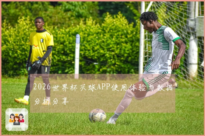 2026世界杯买球APP使用体验与数据分析分享