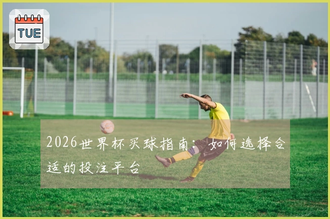 2026世界杯买球指南：如何选择合适的投注平台